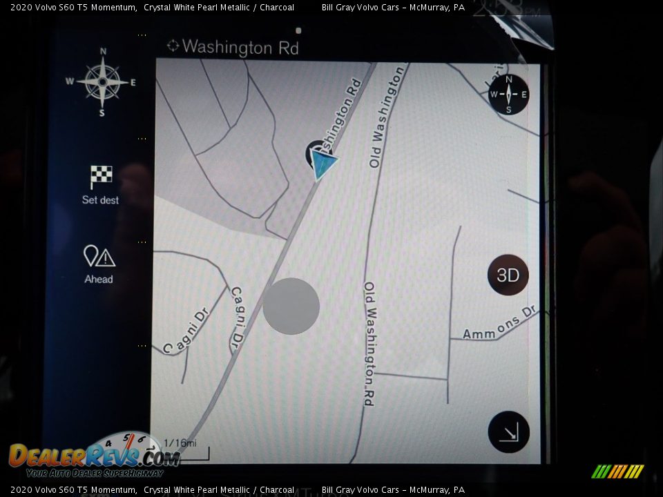 2020 Volvo S60 T5 Momentum Crystal White Pearl Metallic / Charcoal Photo #13