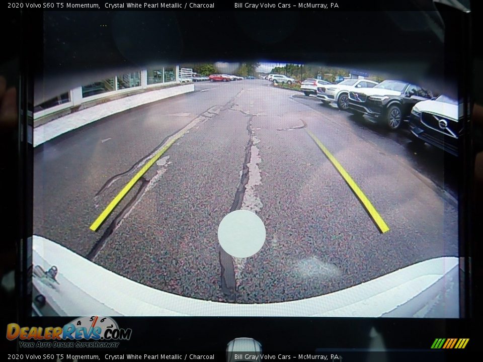 2020 Volvo S60 T5 Momentum Crystal White Pearl Metallic / Charcoal Photo #14