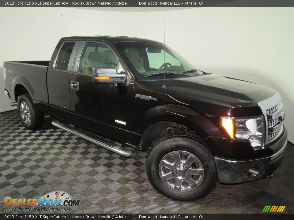 2013 Ford F150 XLT SuperCab 4x4 Kodiak Brown Metallic / Adobe Photo #3