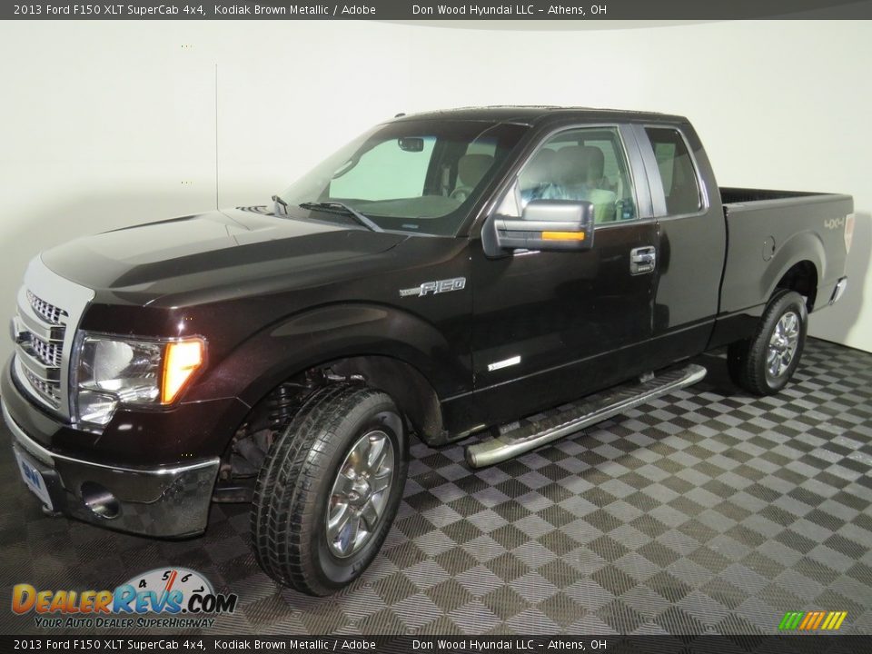 2013 Ford F150 XLT SuperCab 4x4 Kodiak Brown Metallic / Adobe Photo #8