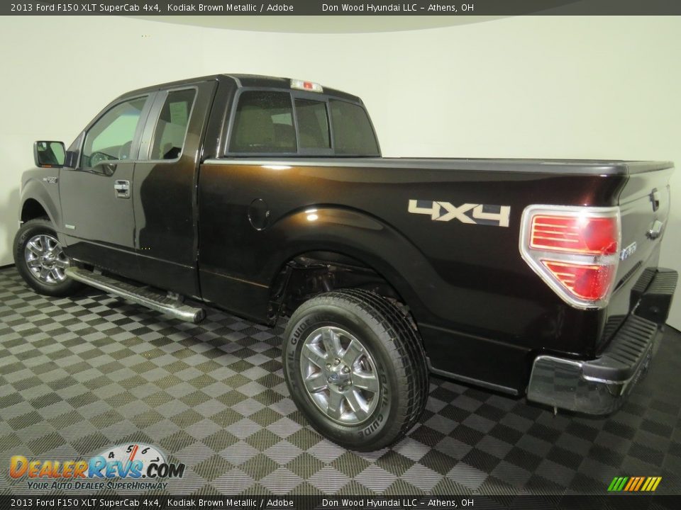 2013 Ford F150 XLT SuperCab 4x4 Kodiak Brown Metallic / Adobe Photo #10