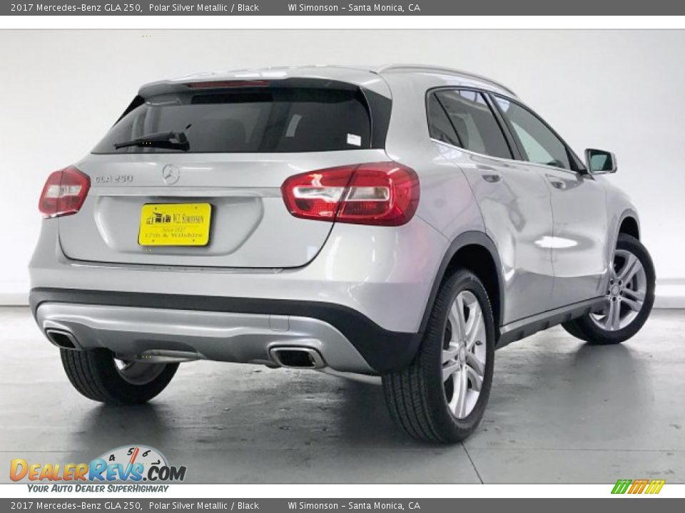 2017 Mercedes-Benz GLA 250 Polar Silver Metallic / Black Photo #8