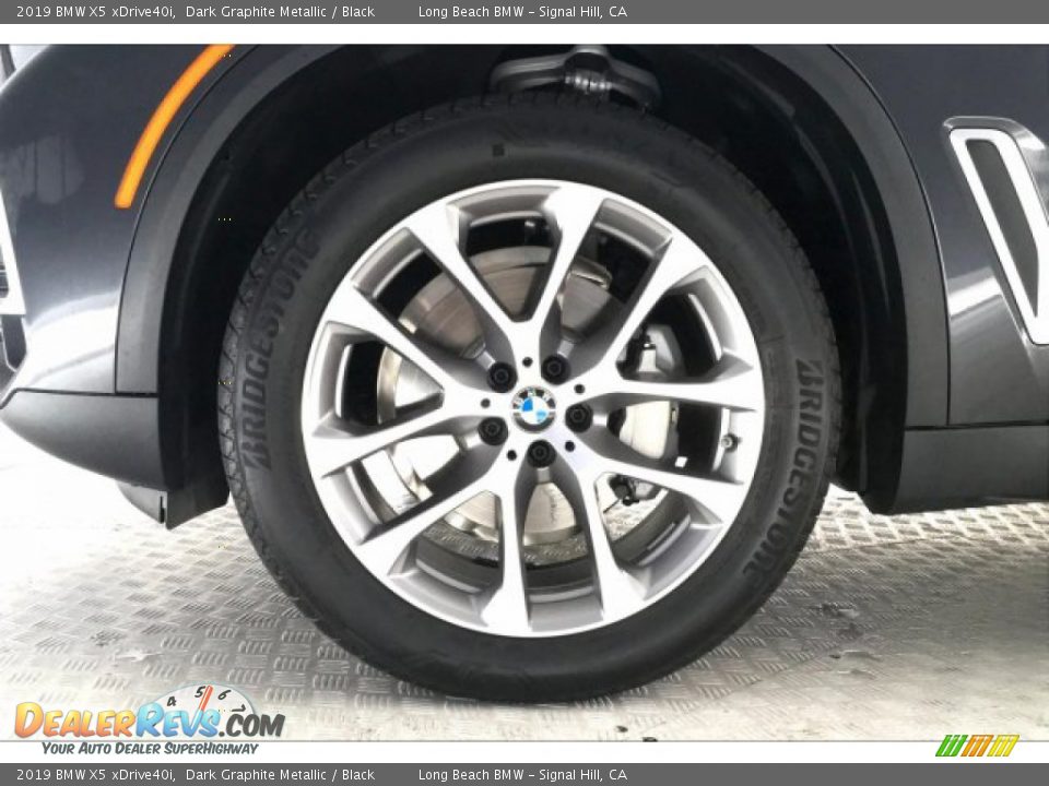 2019 BMW X5 xDrive40i Dark Graphite Metallic / Black Photo #8