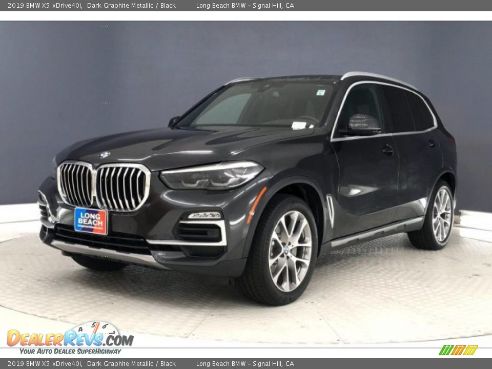 2019 BMW X5 xDrive40i Dark Graphite Metallic / Black Photo #12