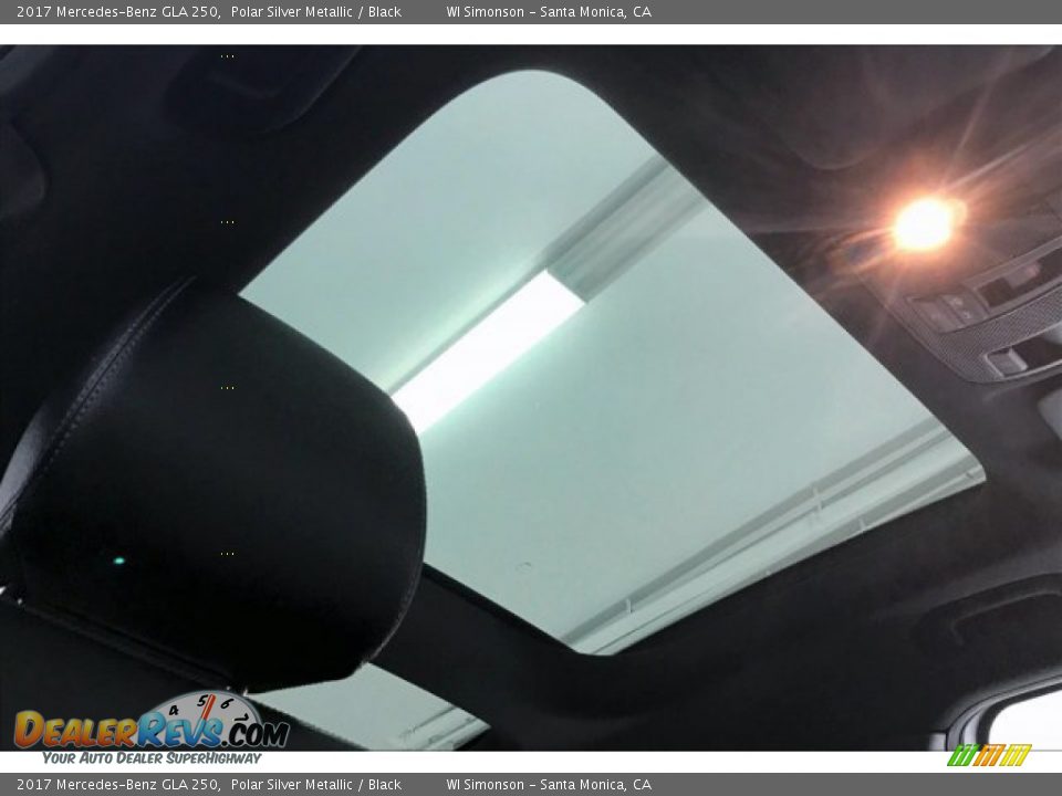 2017 Mercedes-Benz GLA 250 Polar Silver Metallic / Black Photo #16