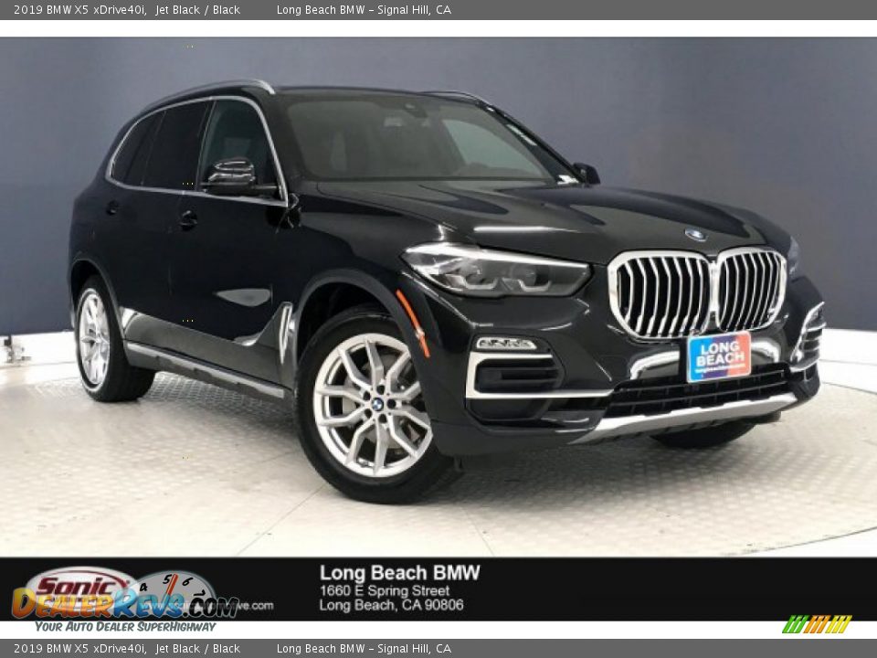 2019 BMW X5 xDrive40i Jet Black / Black Photo #1