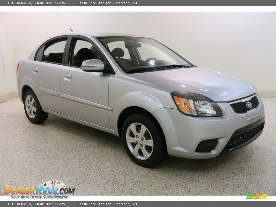 2011 Kia Rio LX Clear Silver / Gray Photo #1