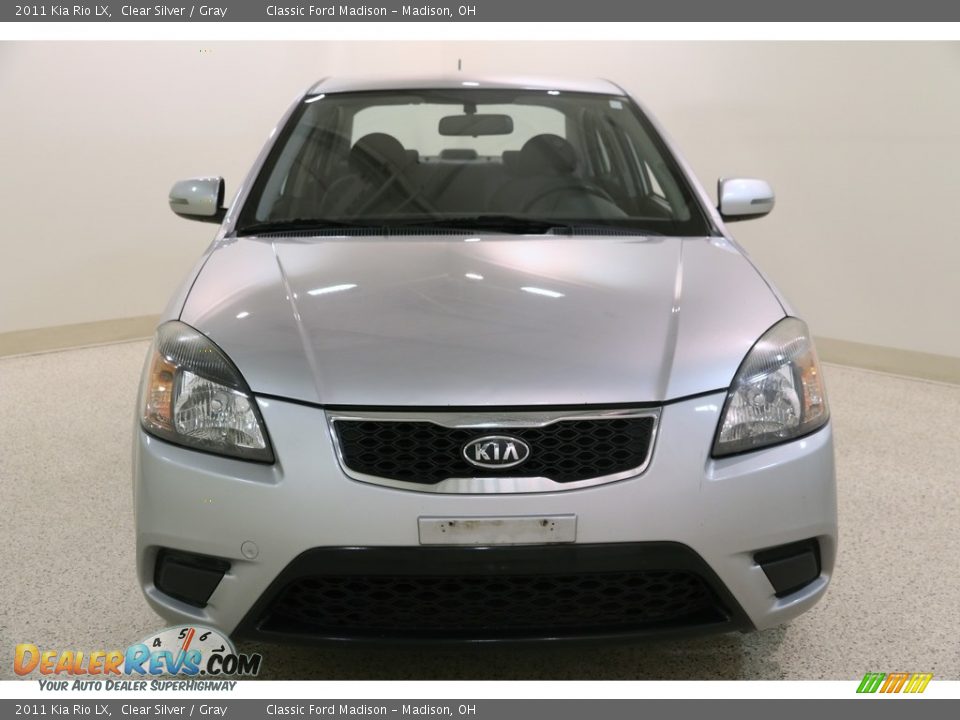 2011 Kia Rio LX Clear Silver / Gray Photo #2