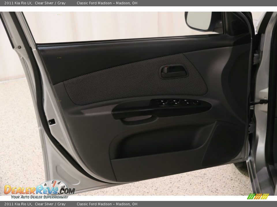 2011 Kia Rio LX Clear Silver / Gray Photo #4