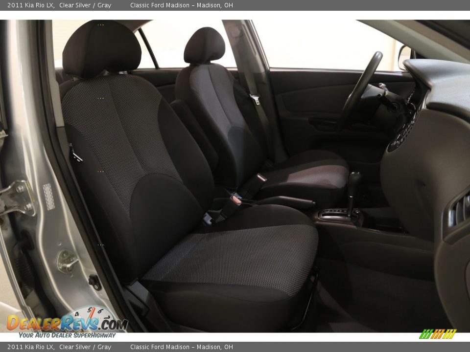 2011 Kia Rio LX Clear Silver / Gray Photo #12