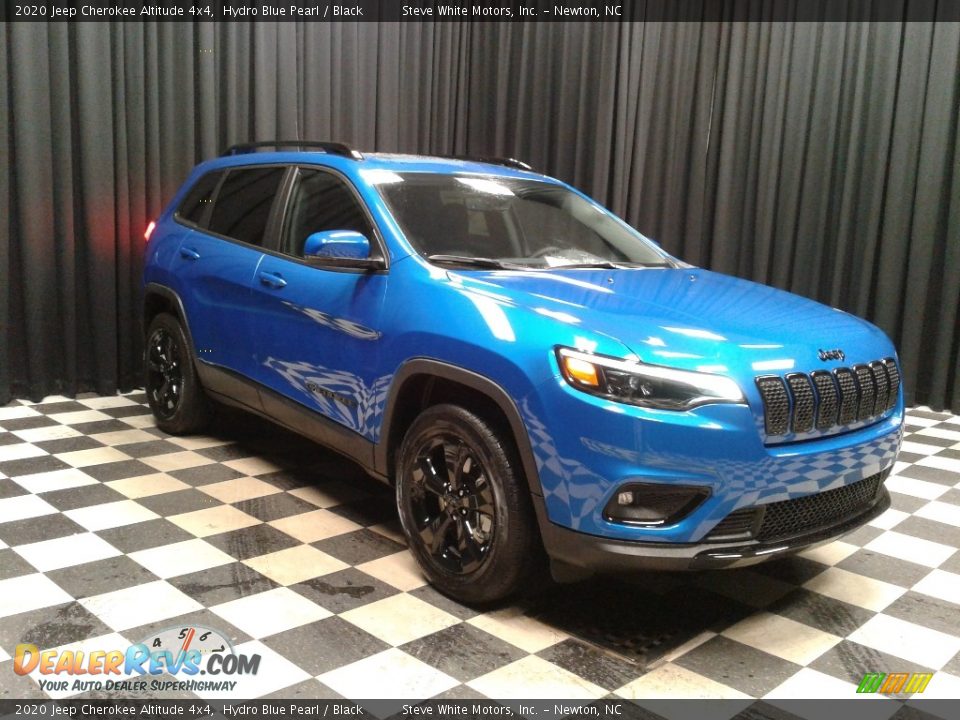 2020 Jeep Cherokee Altitude 4x4 Hydro Blue Pearl / Black Photo #4