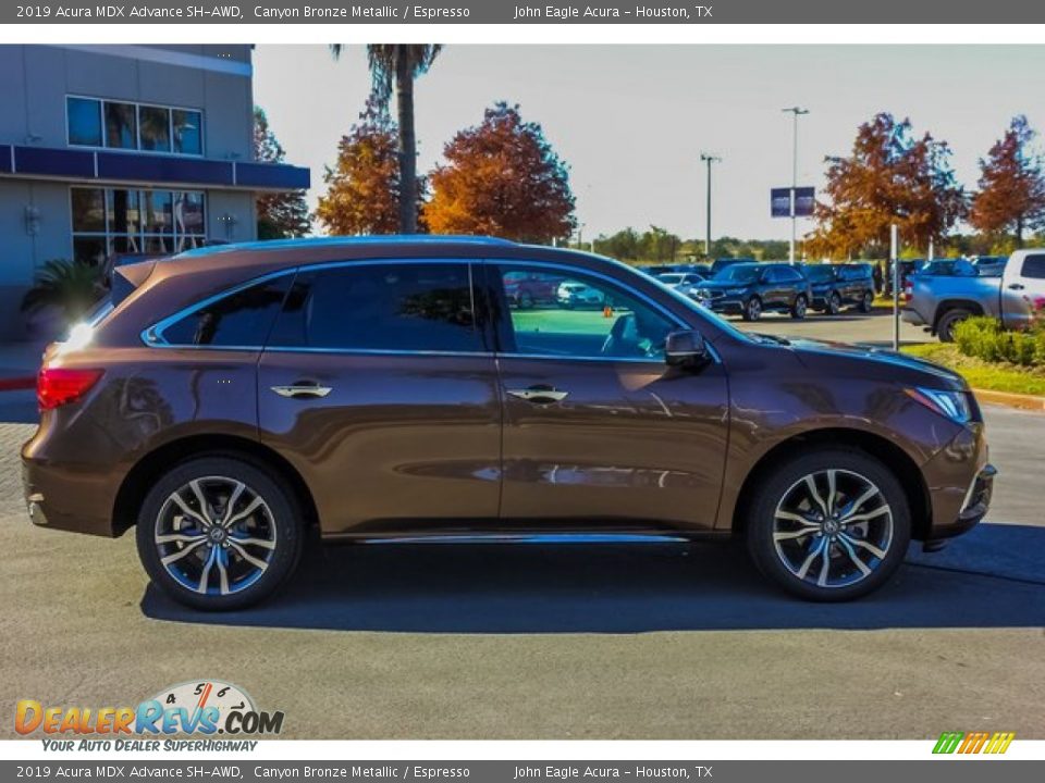 2019 Acura MDX Advance SH-AWD Canyon Bronze Metallic / Espresso Photo #8