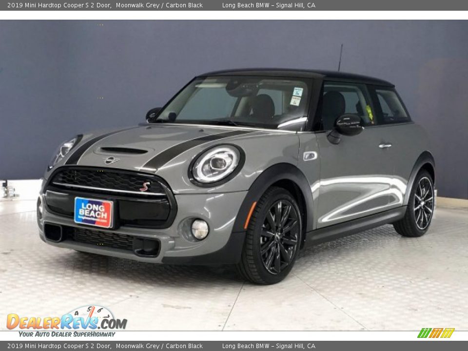 2019 Mini Hardtop Cooper S 2 Door Moonwalk Grey / Carbon Black Photo #12