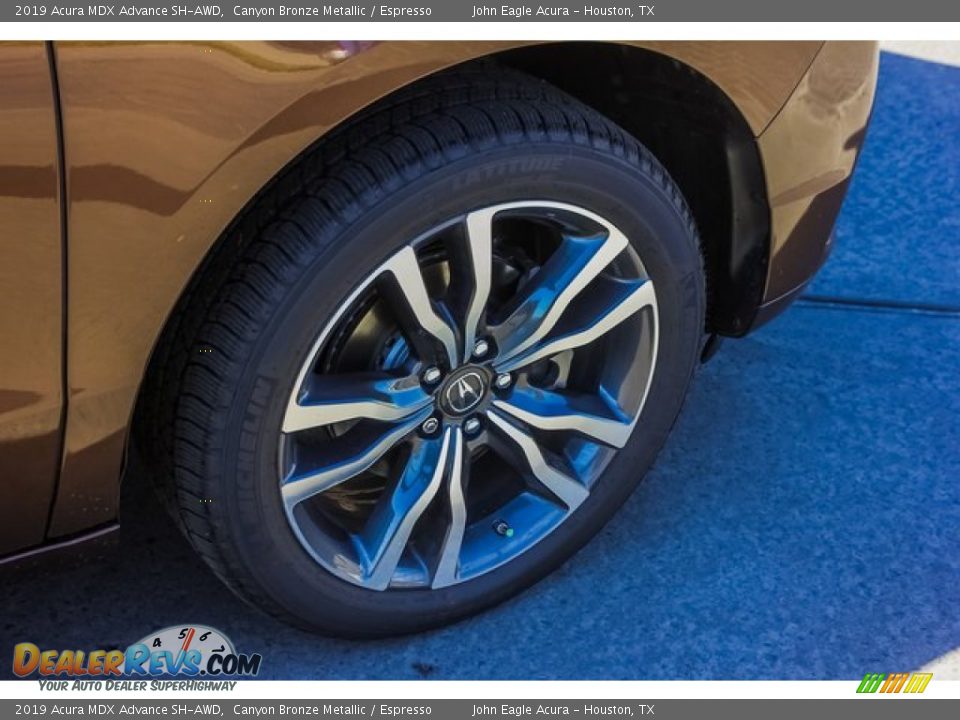 2019 Acura MDX Advance SH-AWD Canyon Bronze Metallic / Espresso Photo #11