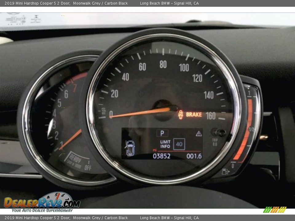 2019 Mini Hardtop Cooper S 2 Door Moonwalk Grey / Carbon Black Photo #16