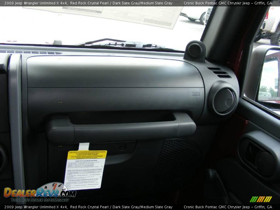 2009 Jeep Wrangler Unlimited X 4x4 Red Rock Crystal Pearl / Dark Slate Gray/Medium Slate Gray Photo #21