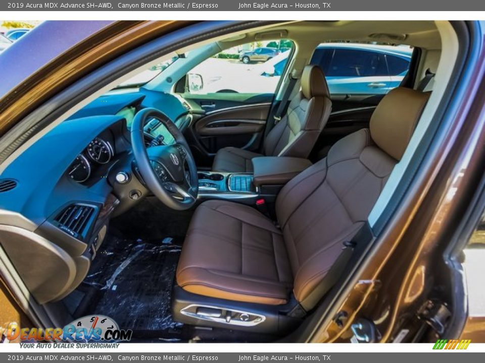 2019 Acura MDX Advance SH-AWD Canyon Bronze Metallic / Espresso Photo #17