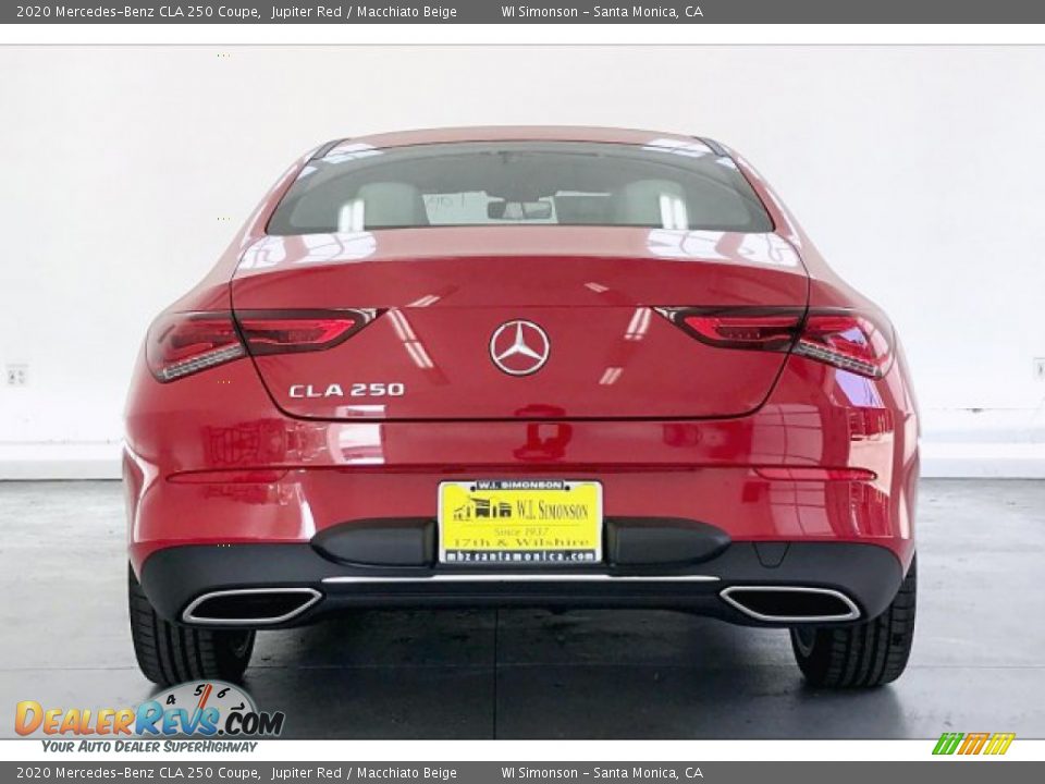 2020 Mercedes-Benz CLA 250 Coupe Jupiter Red / Macchiato Beige Photo #2