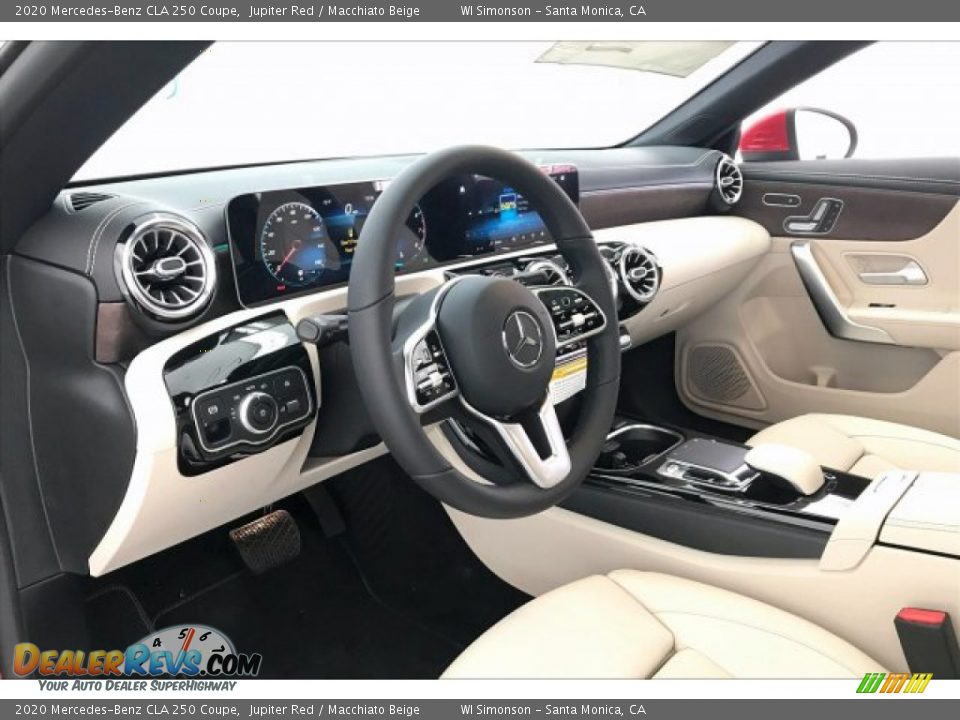 2020 Mercedes-Benz CLA 250 Coupe Jupiter Red / Macchiato Beige Photo #3