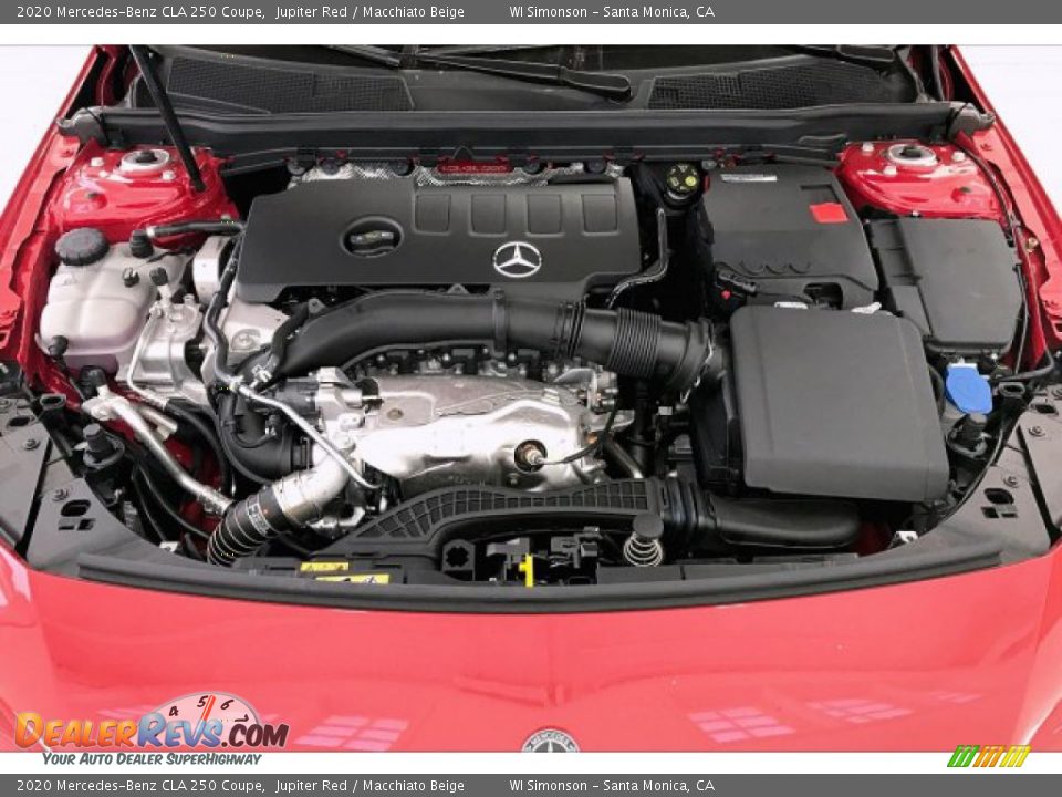 2020 Mercedes-Benz CLA 250 Coupe Jupiter Red / Macchiato Beige Photo #7