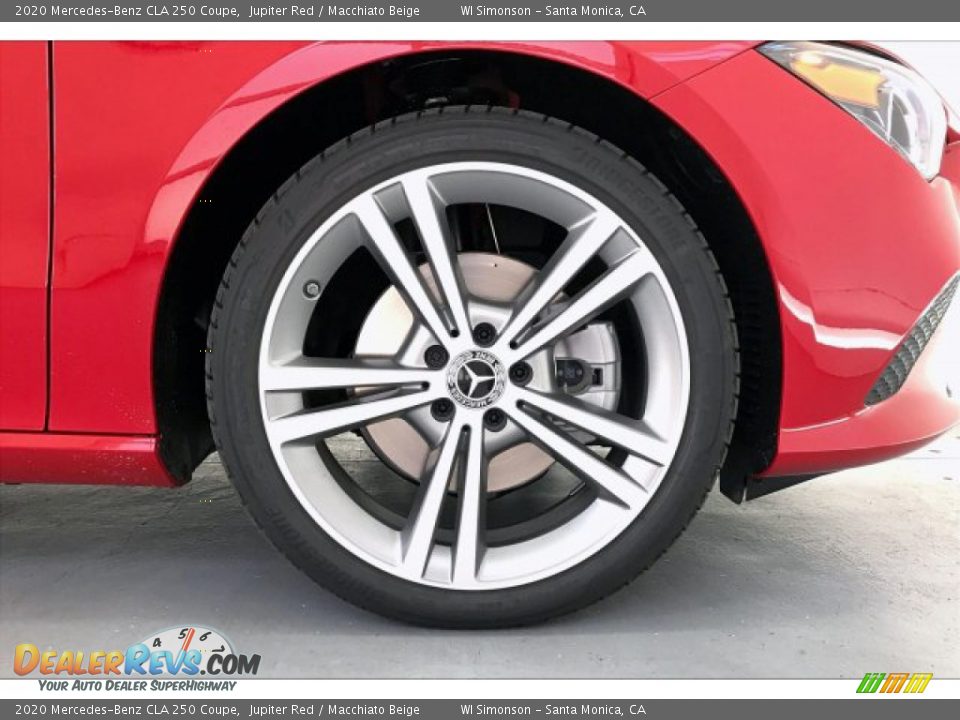2020 Mercedes-Benz CLA 250 Coupe Jupiter Red / Macchiato Beige Photo #8