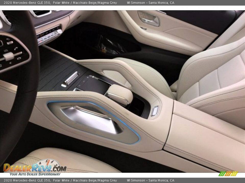 2020 Mercedes-Benz GLE 350 Polar White / Macchiato Beige/Magma Grey Photo #6
