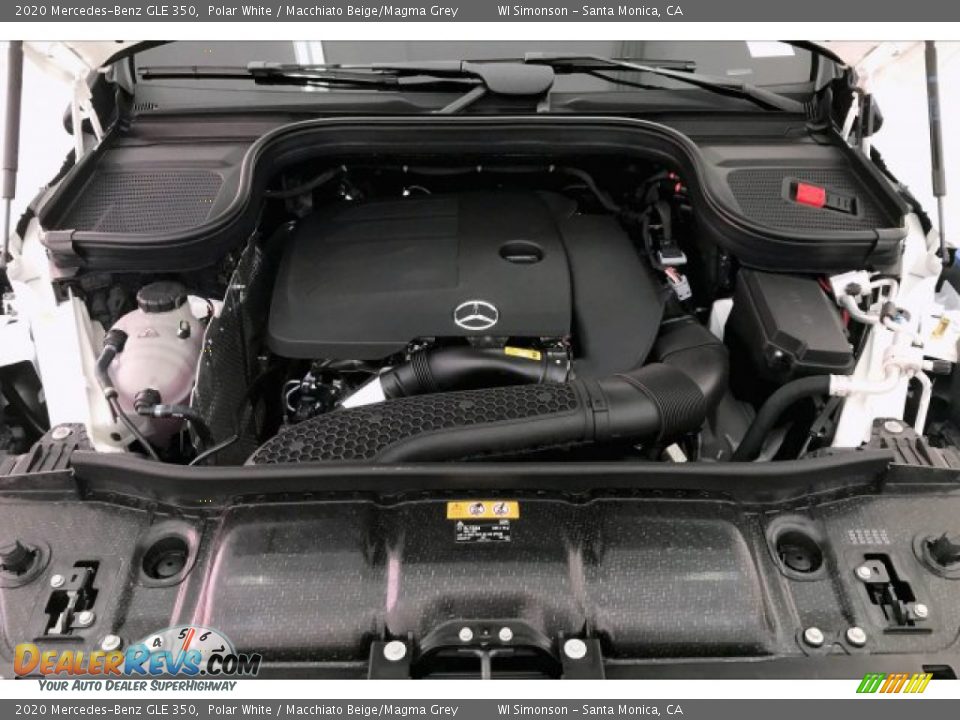 2020 Mercedes-Benz GLE 350 Polar White / Macchiato Beige/Magma Grey Photo #7