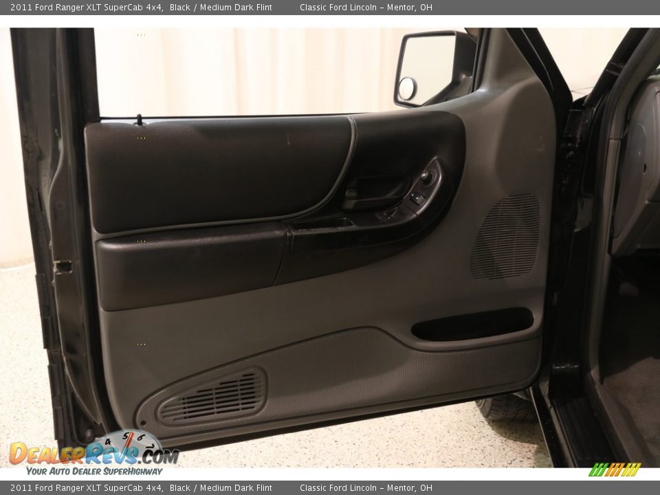 2011 Ford Ranger XLT SuperCab 4x4 Black / Medium Dark Flint Photo #4