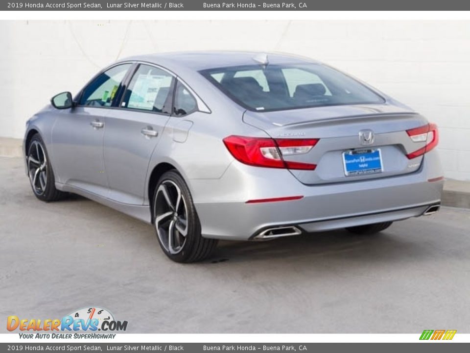 2019 Honda Accord Sport Sedan Lunar Silver Metallic / Black Photo #2