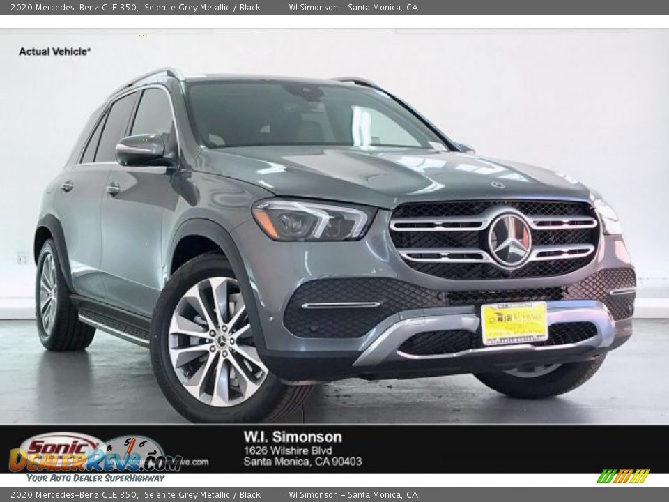2020 Mercedes-Benz GLE 350 Selenite Grey Metallic / Black Photo #1