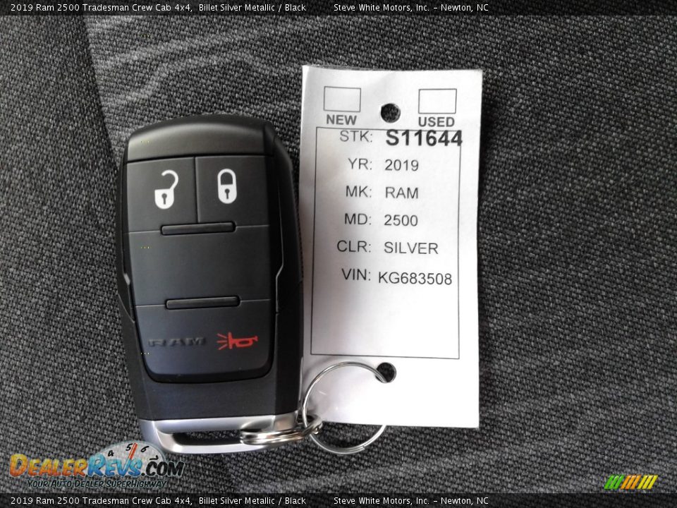 2019 Ram 2500 Tradesman Crew Cab 4x4 Billet Silver Metallic / Black Photo #24