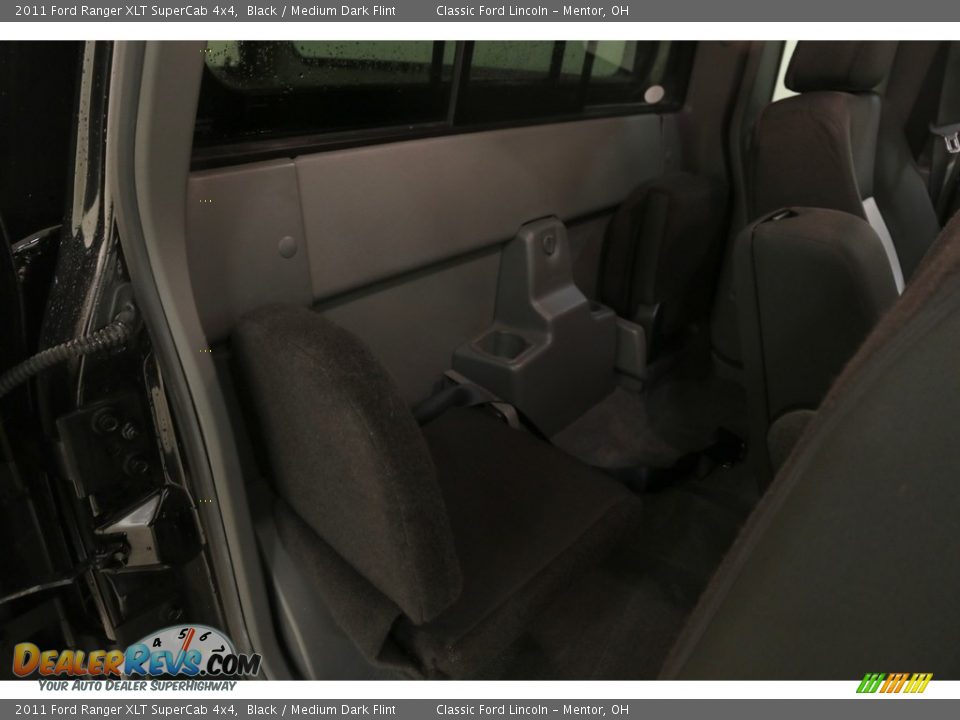 2011 Ford Ranger XLT SuperCab 4x4 Black / Medium Dark Flint Photo #10