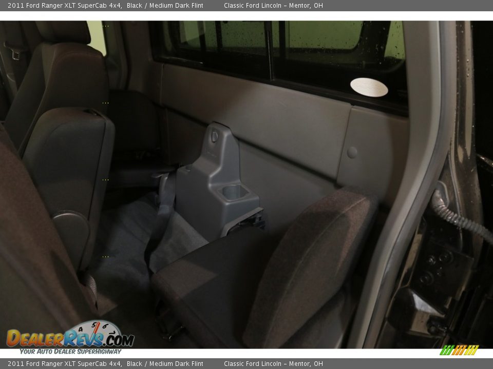 2011 Ford Ranger XLT SuperCab 4x4 Black / Medium Dark Flint Photo #11