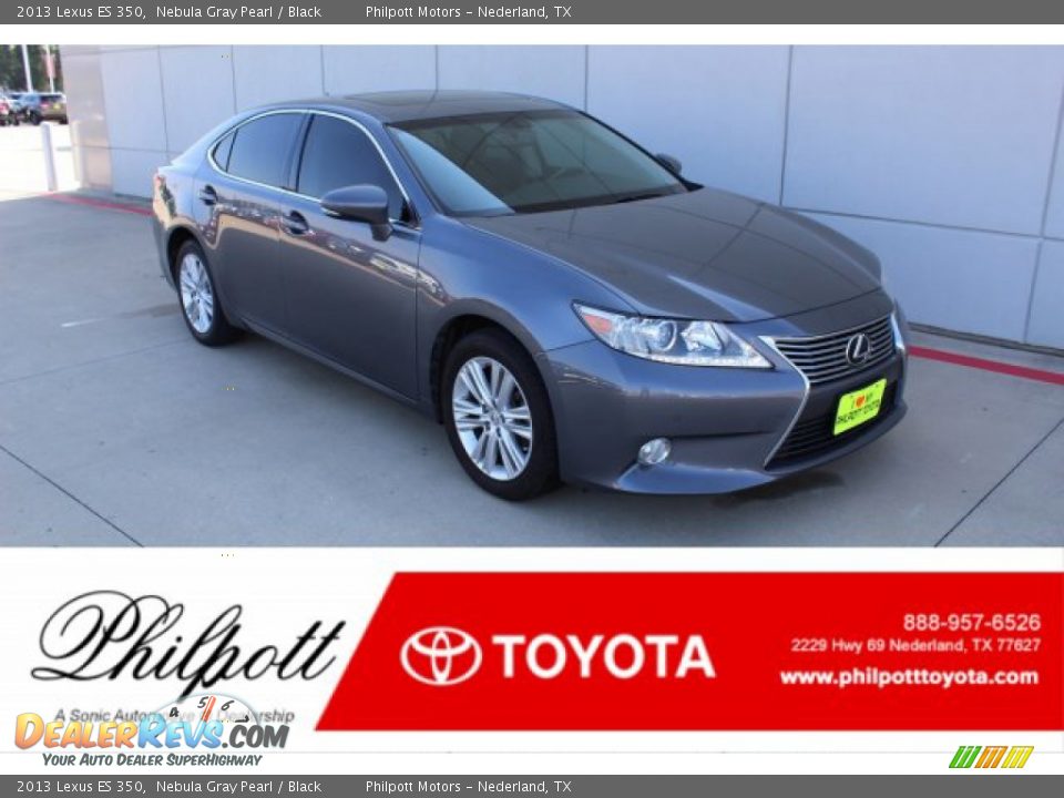 2013 Lexus ES 350 Nebula Gray Pearl / Black Photo #1