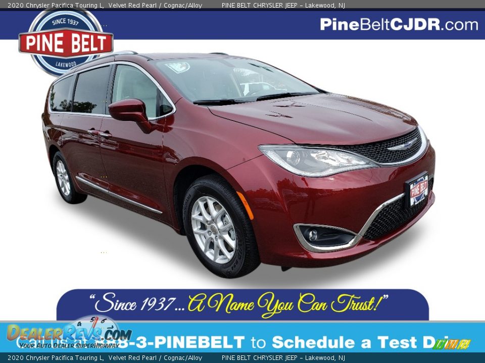 2020 Chrysler Pacifica Touring L Velvet Red Pearl / Cognac/Alloy Photo #1