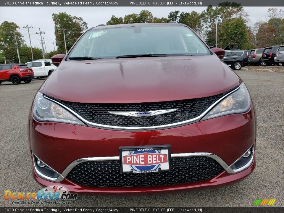 2020 Chrysler Pacifica Touring L Velvet Red Pearl / Cognac/Alloy Photo #2