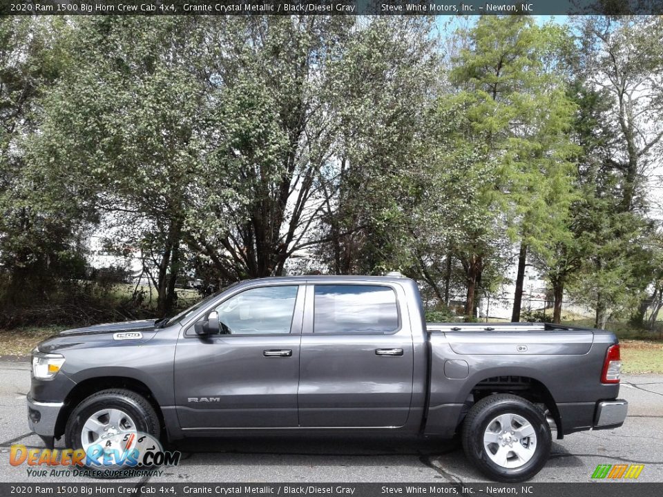 2020 Ram 1500 Big Horn Crew Cab 4x4 Granite Crystal Metallic / Black/Diesel Gray Photo #1