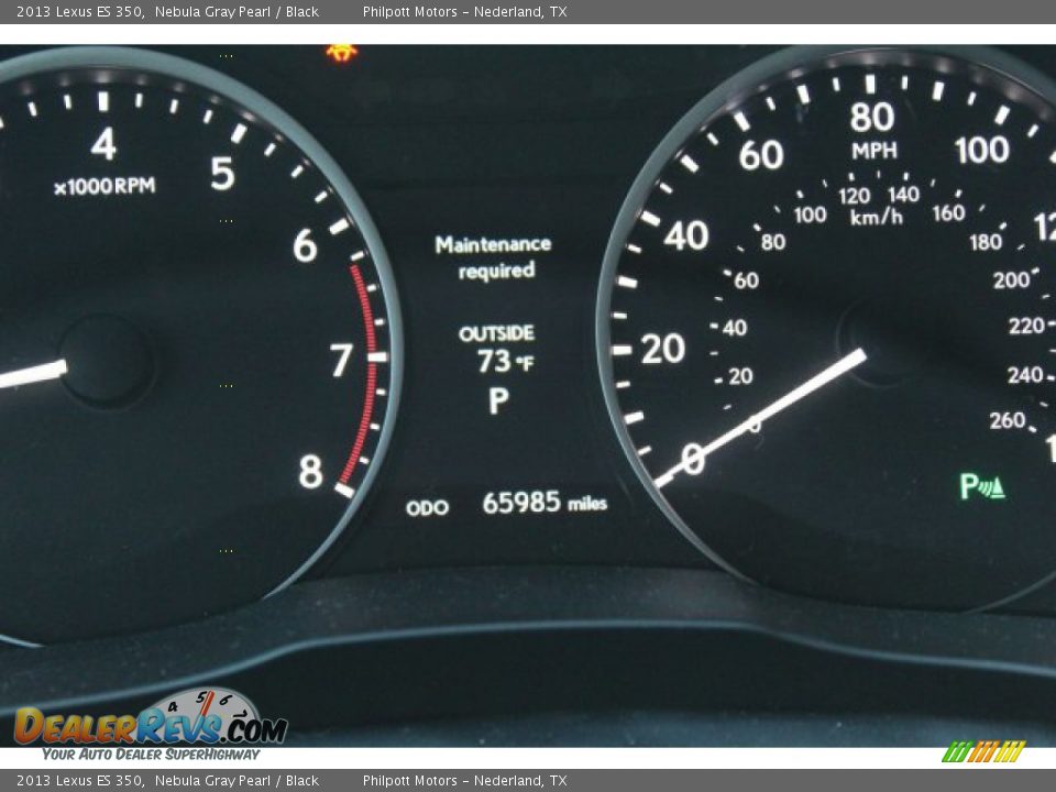 2013 Lexus ES 350 Nebula Gray Pearl / Black Photo #20
