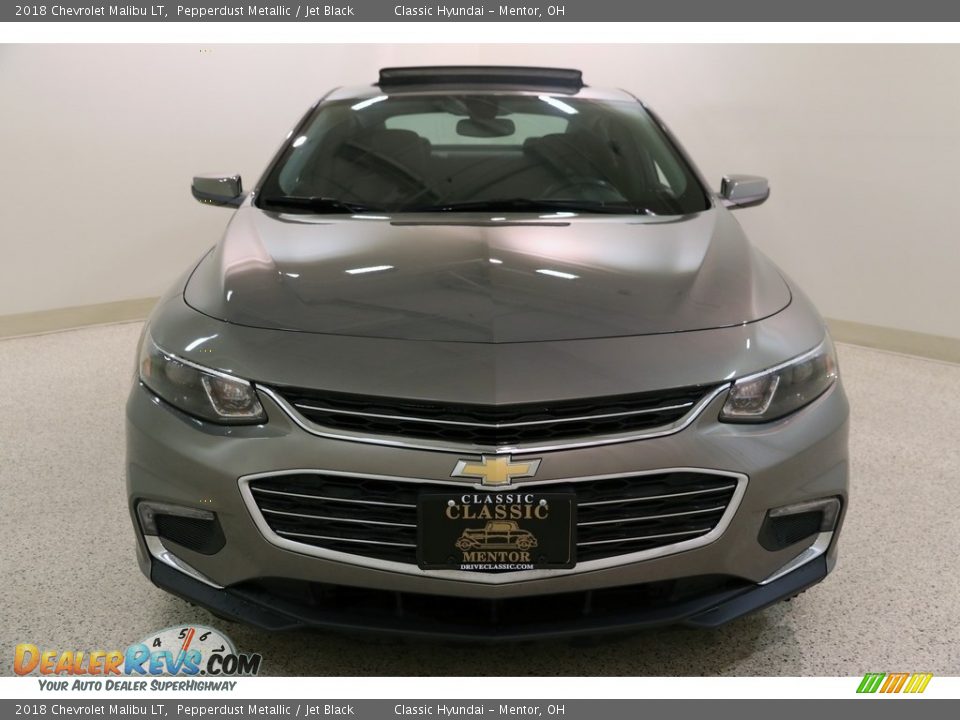 2018 Chevrolet Malibu LT Pepperdust Metallic / Jet Black Photo #2