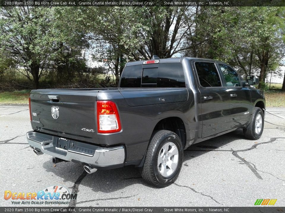 2020 Ram 1500 Big Horn Crew Cab 4x4 Granite Crystal Metallic / Black/Diesel Gray Photo #6