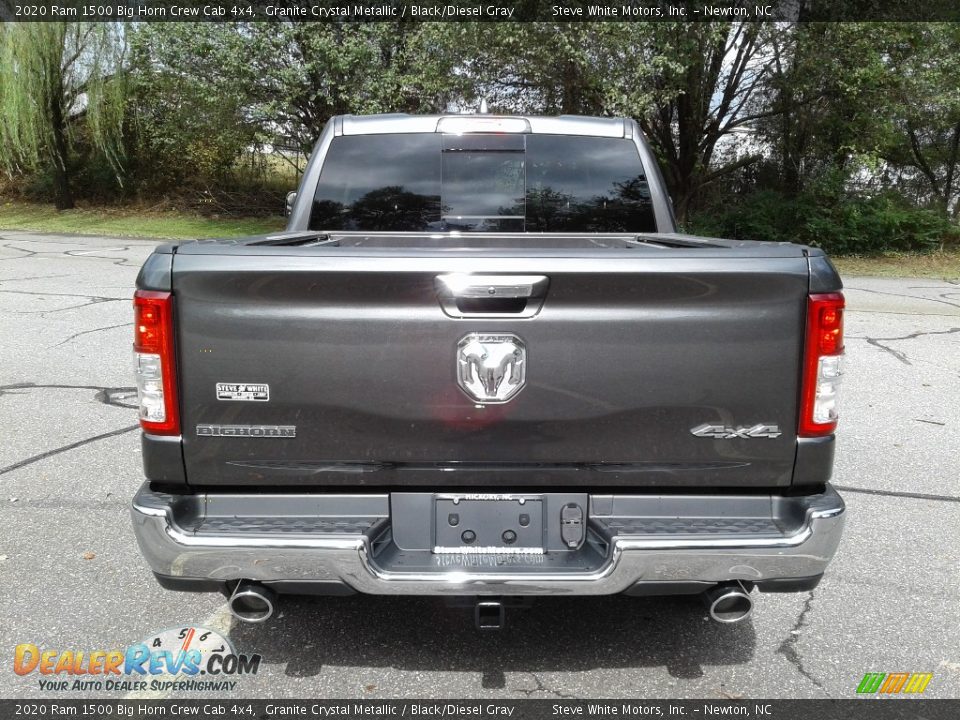 2020 Ram 1500 Big Horn Crew Cab 4x4 Granite Crystal Metallic / Black/Diesel Gray Photo #7