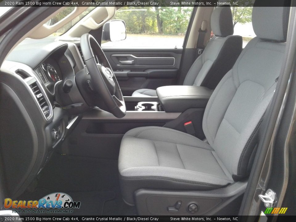 2020 Ram 1500 Big Horn Crew Cab 4x4 Granite Crystal Metallic / Black/Diesel Gray Photo #10