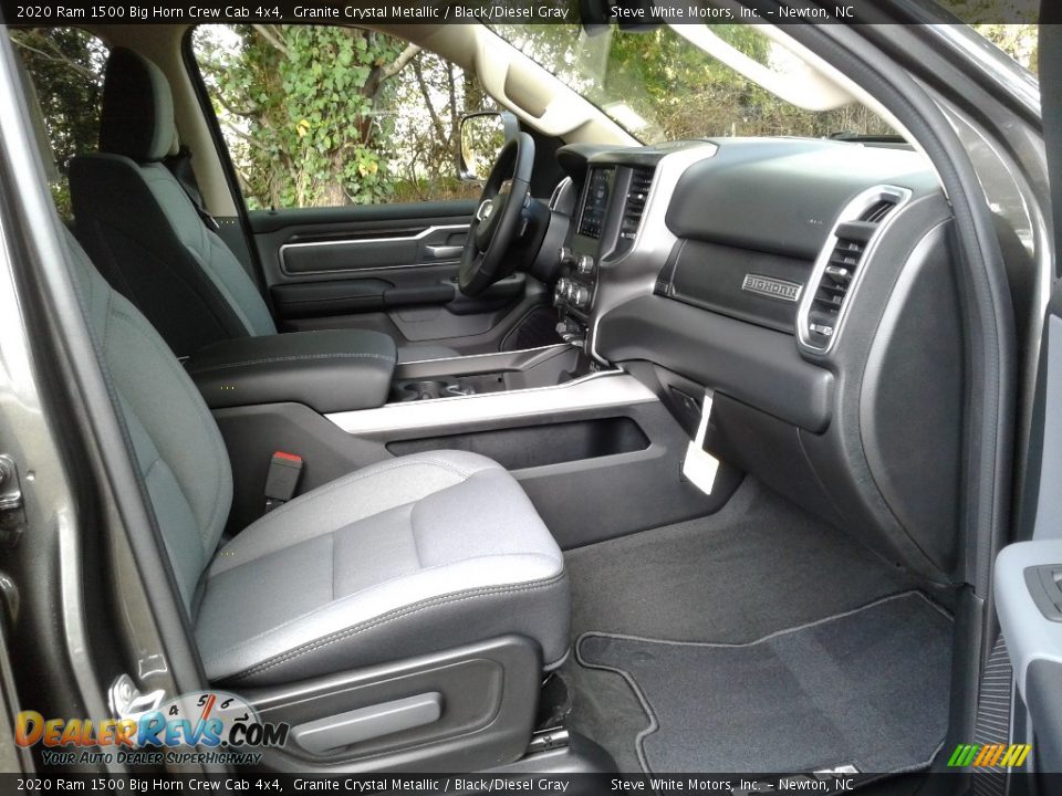 2020 Ram 1500 Big Horn Crew Cab 4x4 Granite Crystal Metallic / Black/Diesel Gray Photo #14