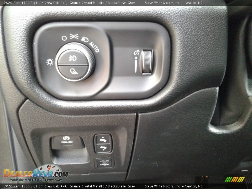 2020 Ram 1500 Big Horn Crew Cab 4x4 Granite Crystal Metallic / Black/Diesel Gray Photo #15