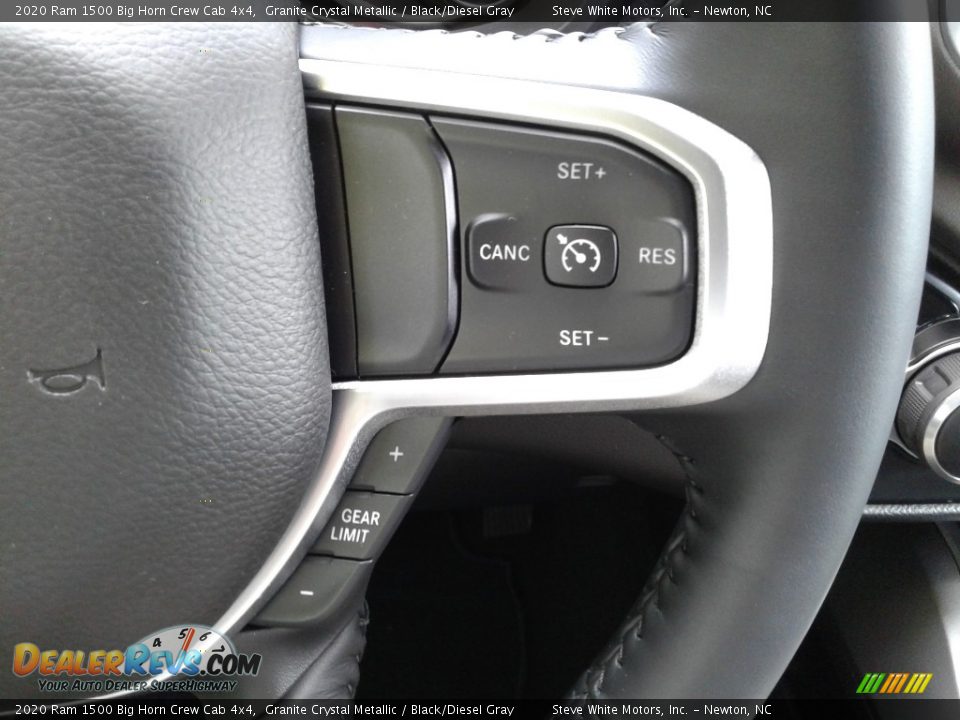 2020 Ram 1500 Big Horn Crew Cab 4x4 Granite Crystal Metallic / Black/Diesel Gray Photo #18