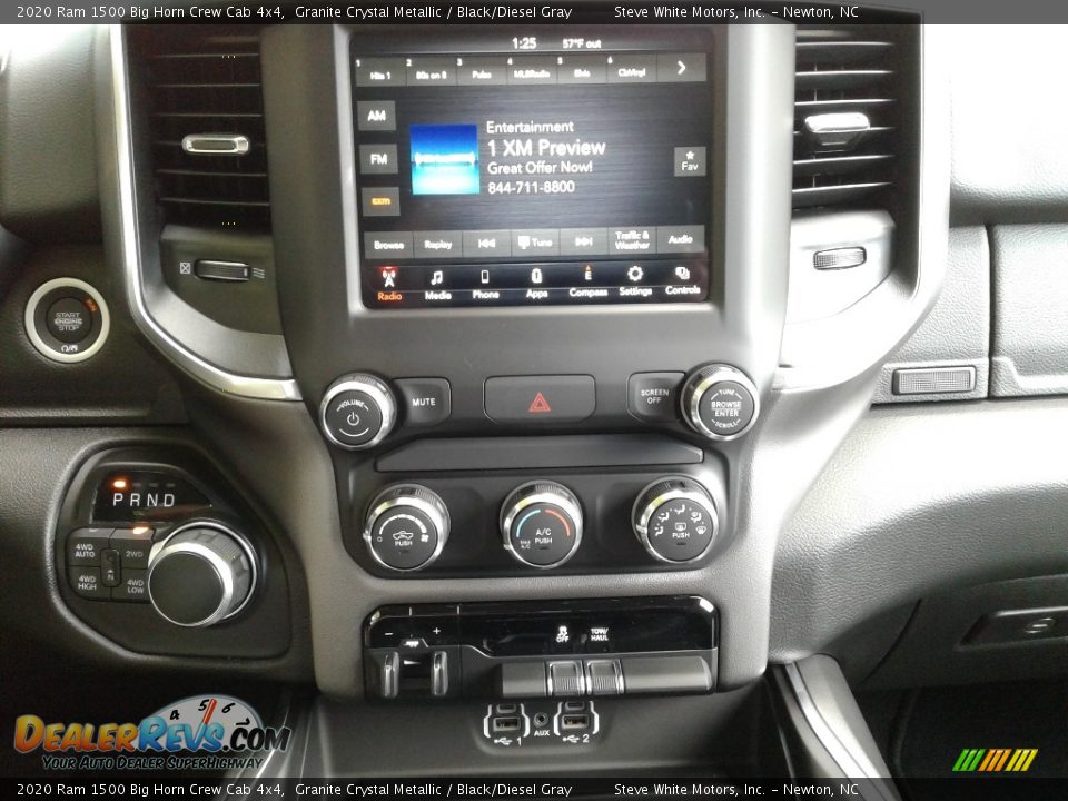 2020 Ram 1500 Big Horn Crew Cab 4x4 Granite Crystal Metallic / Black/Diesel Gray Photo #20