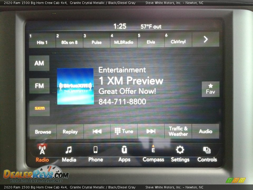 2020 Ram 1500 Big Horn Crew Cab 4x4 Granite Crystal Metallic / Black/Diesel Gray Photo #21