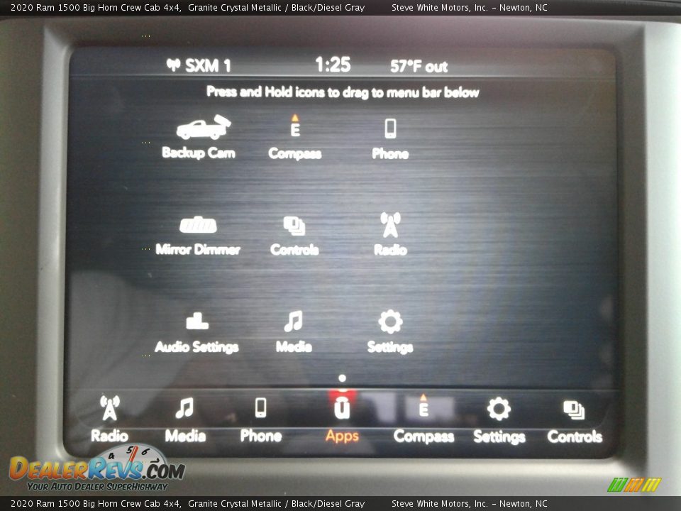 2020 Ram 1500 Big Horn Crew Cab 4x4 Granite Crystal Metallic / Black/Diesel Gray Photo #23