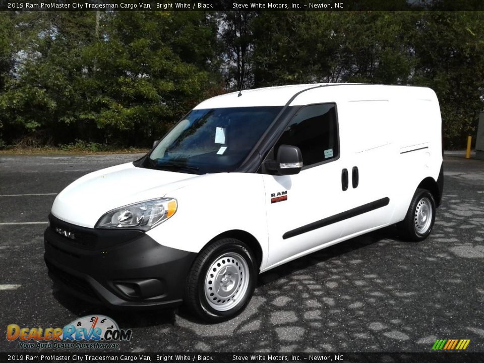 2019 Ram ProMaster City Tradesman Cargo Van Bright White / Black Photo #2