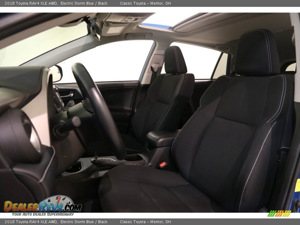 2018 Toyota RAV4 XLE AWD Electric Storm Blue / Black Photo #5